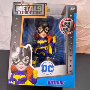Jada Toys 4in Batgirl Die Cast Figure DC Comics Purple M357 Good Box Wear